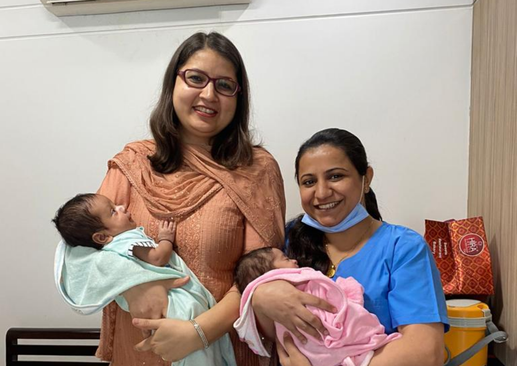Dr. Ramya with her patients